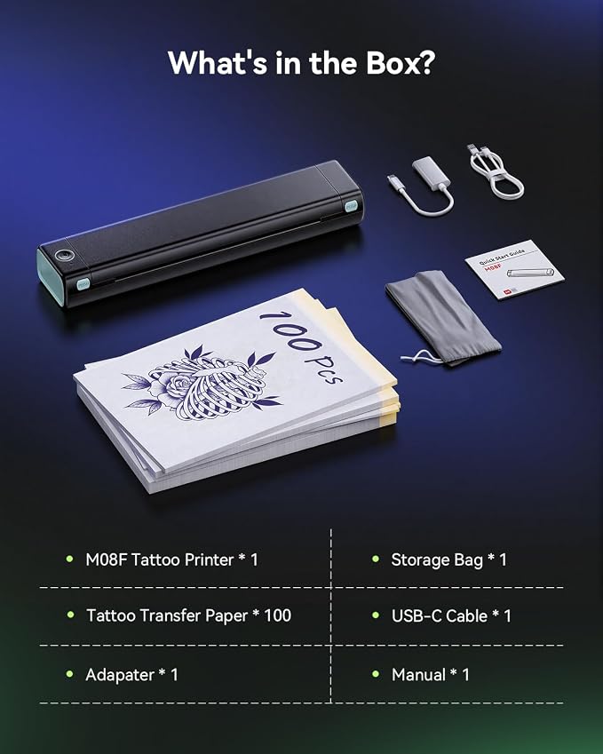 Phomemo M08F Tattoo Stencil Printer