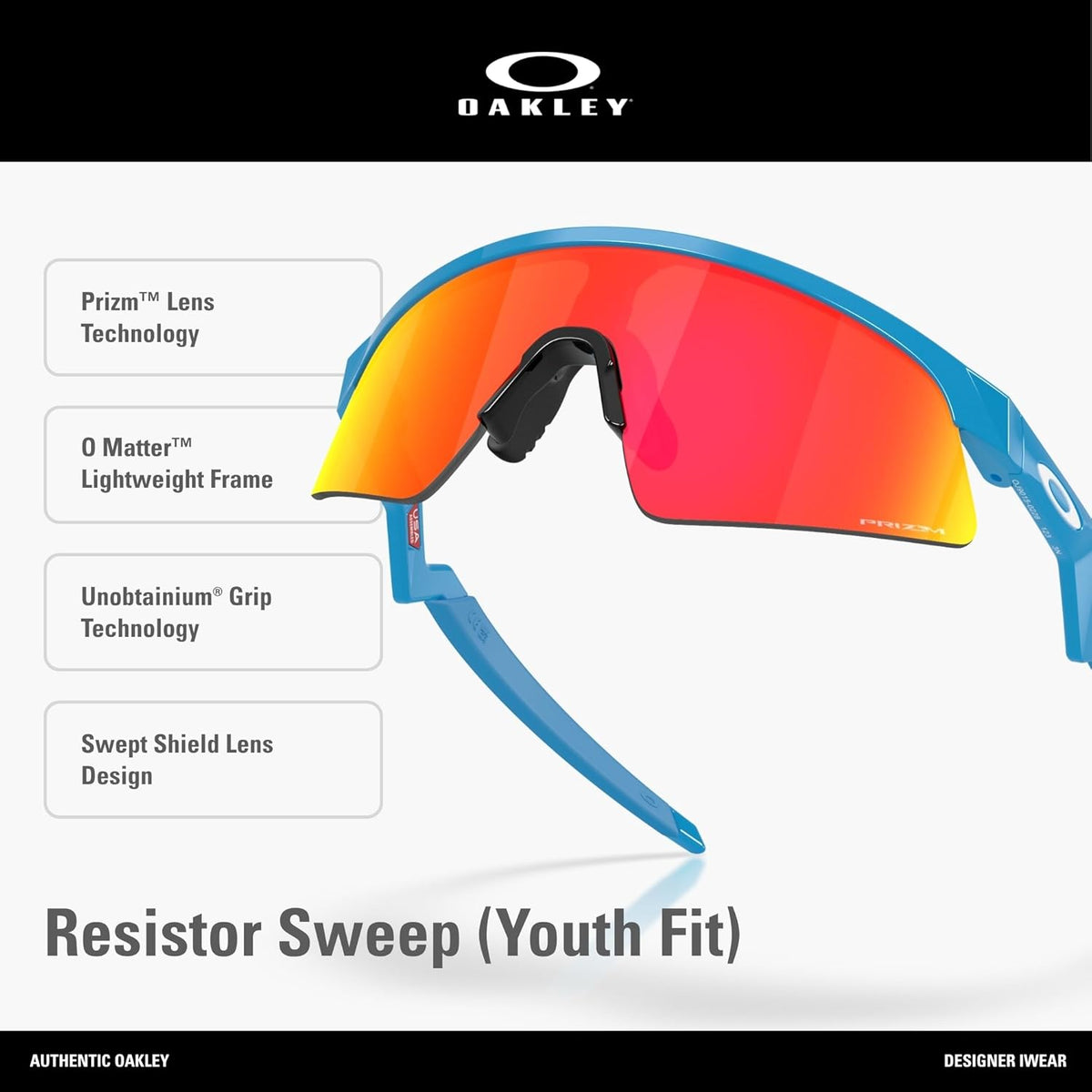 Oakley OJ9015 Resistor Sweep Sunglasses - Stylish UV Protection | Perfect for Outdoor Activities