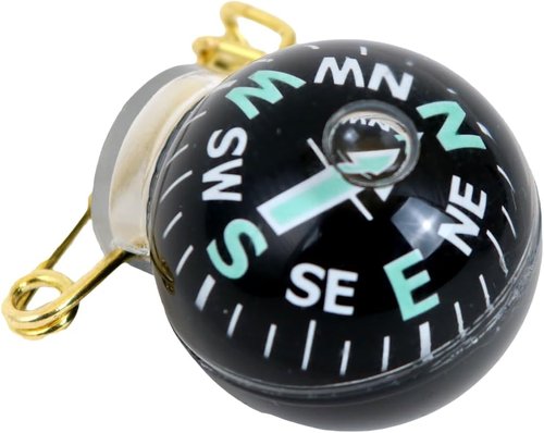 Coghlan's Pin-On Compass - Compact Outdoor Navigation Tool for Hiking, Camping & Survival