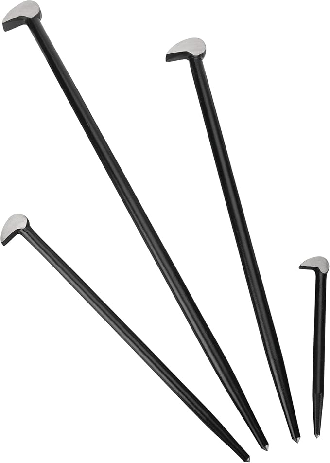 Performance Tool W2021 Roll Type Pry Bar Set, 4-Piece