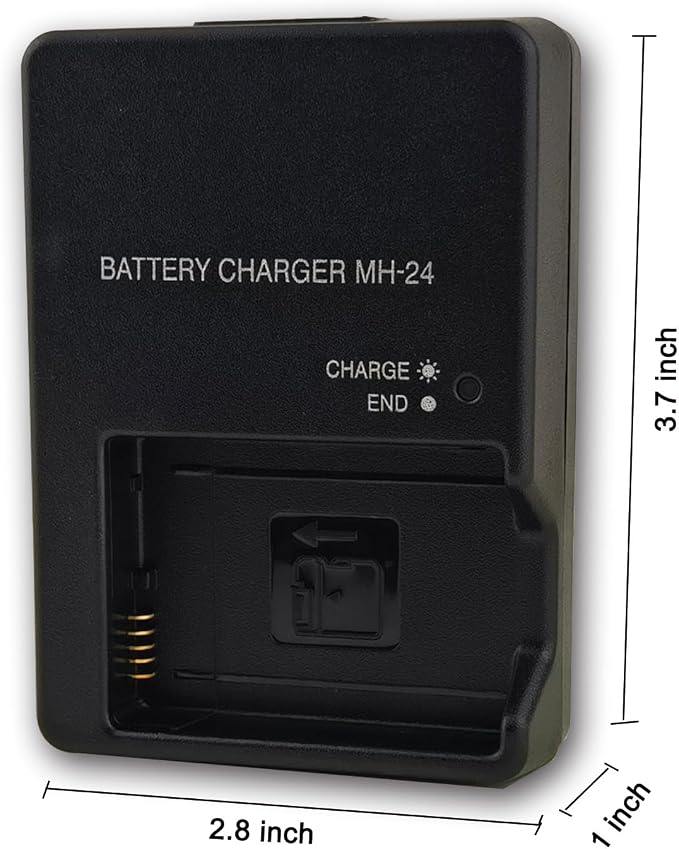 MH-24 Quick Battery Charger for Nikon EN-EL14 EN-EL14a, Compatible