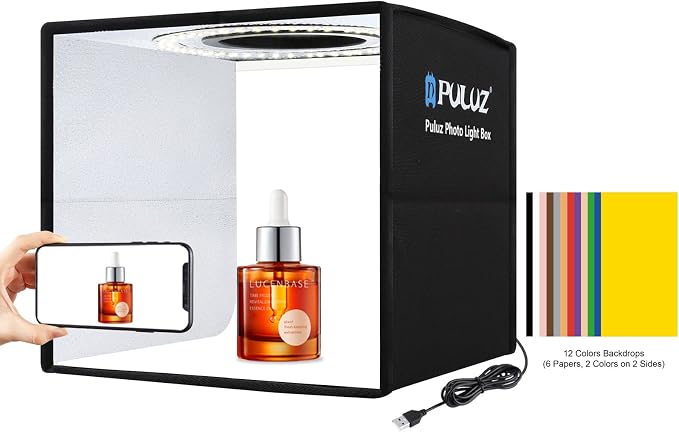 10"x10" Mini Photo Light Box, PULUZ Portable Lightbox