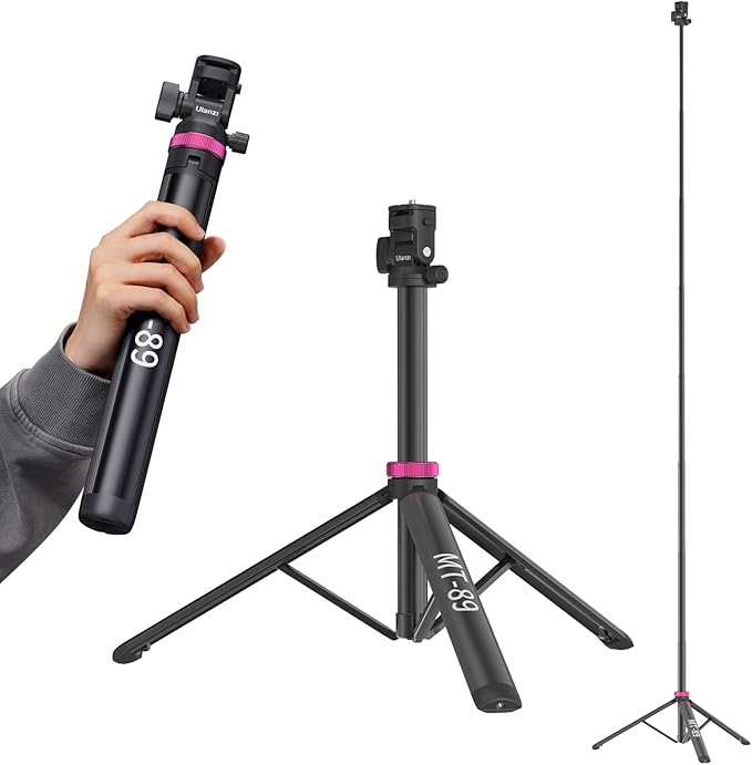ULANZI MT-89 Extendable Tripod Aluminum, Camera Phone Tripod