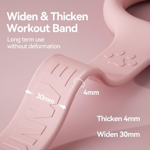 Figure 8 Workout Resistance Band - Durable 20-40lb Elastic Bands for Arm, Back & Shoulder Exercises