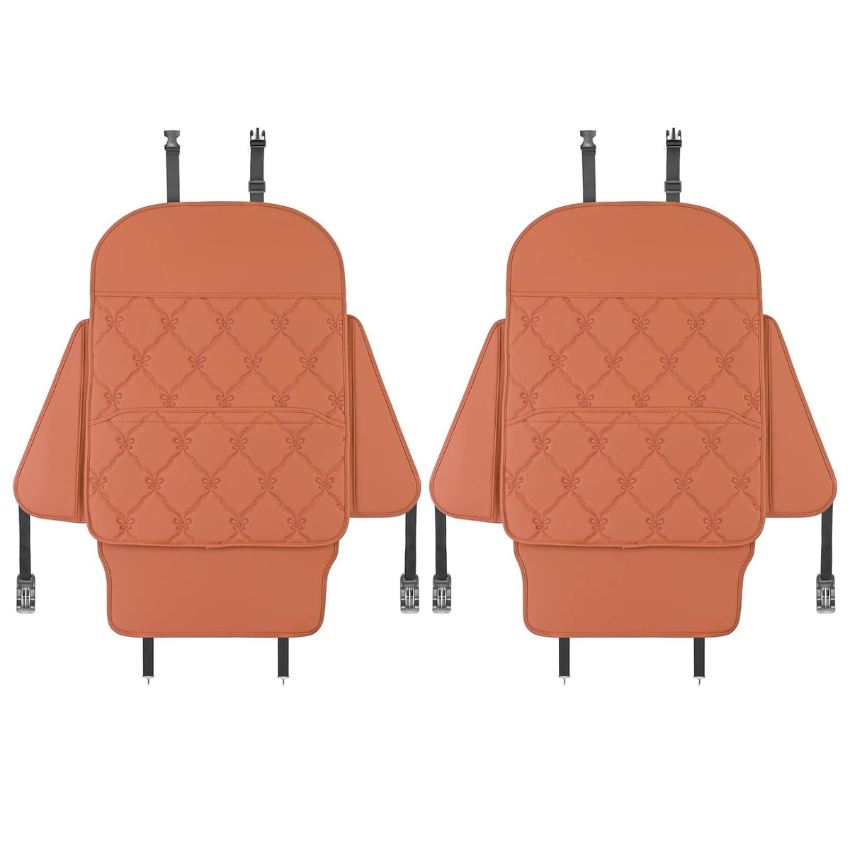 TAIKOO Seat Back Protector w/Dual Pockets,Guards Seats from Kicks & Scuffs