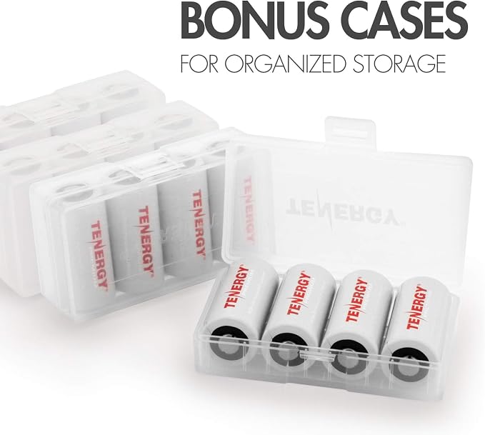 Tenergy Premium 16 Pack NonRechargeable CR123A 3V Lithium Battery, 1600mAh