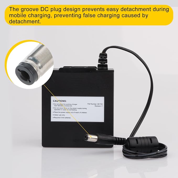 Compatible with Medela Pump in Style, Portable AA Battery Pack for 9V Breast Pump, Upgraded Replacement Battery Case for Medela Advanced (9017002)