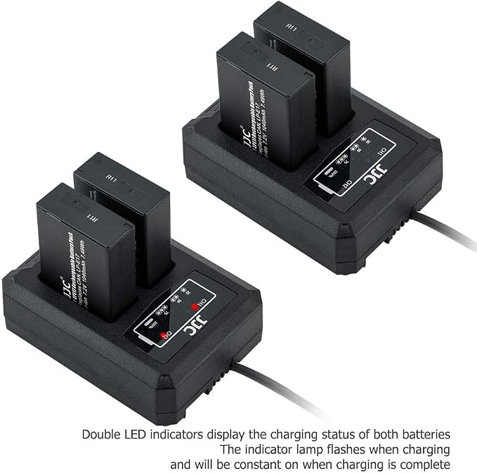 JJC LP-E17 Battery Charger USB Dual Slot