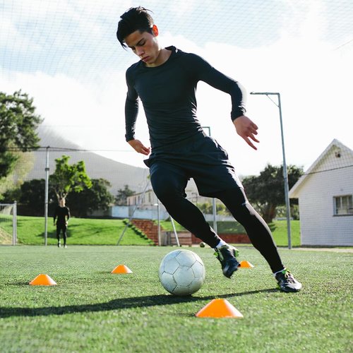 GHB Agility Hurdles 8" Speed Agility Training Hurdles, Detachable Sturdy Hurdles Training Equipment Set with Carry Bag for Kids,Athletes,Soccer,Basketball (17 Pack)