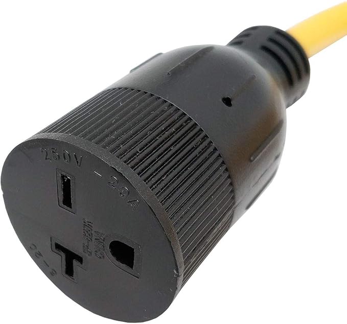 Parkworld NEMA 6-20 Extension Cord 6-20P to 6-20R (T Blade Female Also for 6-15R Adapter) 250V, 20A, 5000W UL Listed (16FT)