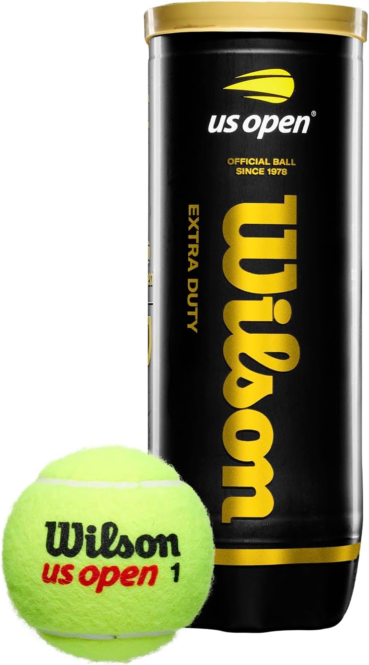 Wilson US Open Tennis Balls - High-Performance Tennis Balls for Competitive Play | 3-Pack
