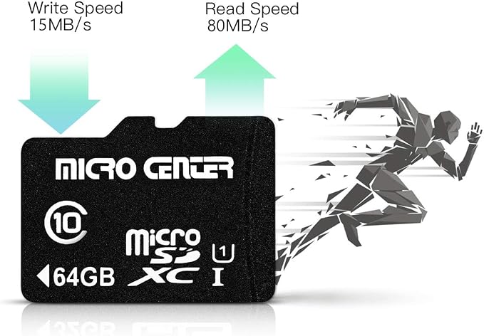 INLAND Micro Center 64GB Class 10 MicroSDXC Flash Memory Card