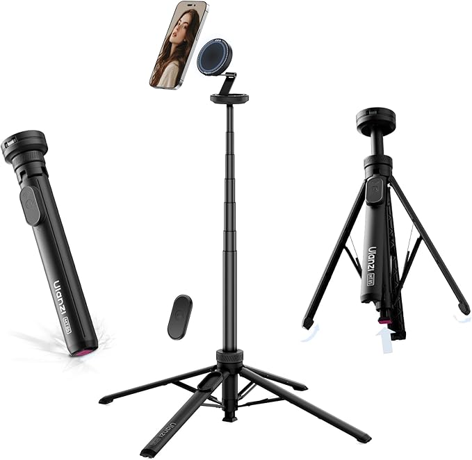ULANZI Magnetic Phone Tripod, MT85 Auto Open Tripod