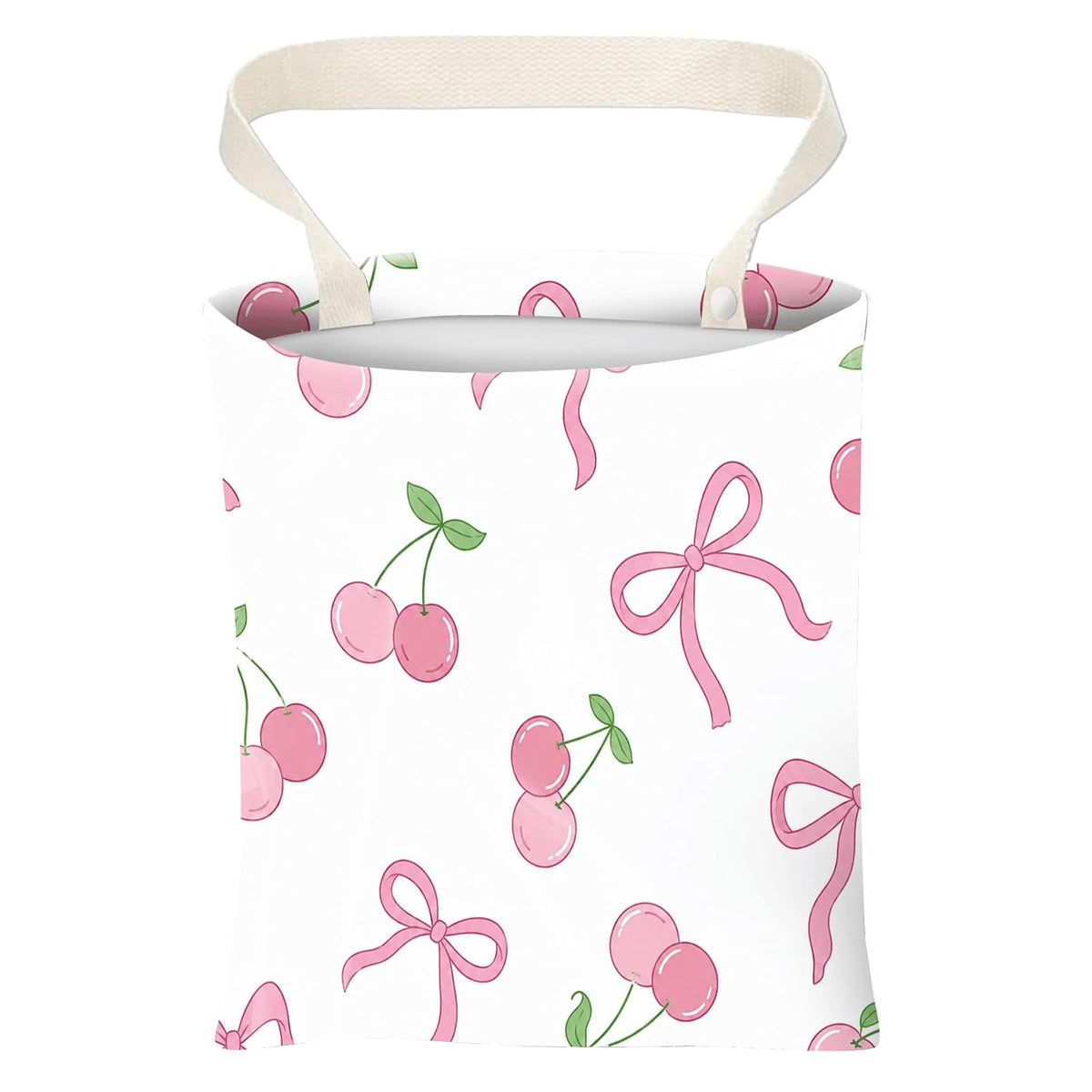 Car Trash Can, Cute Car Trash Bag, Hanging Car Organizer and Storage Bag, Trash Bin for Car Accessories, Vehicle, Travelling, Camping Cute Blue Beige Floral