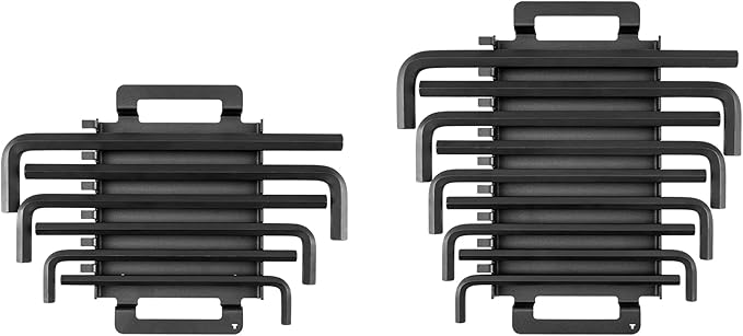 TEKTON Flat End Hex L-Key Set with Racks, 15-Piece (7/16-3/4 in., 11-19 mm) | KLX92301