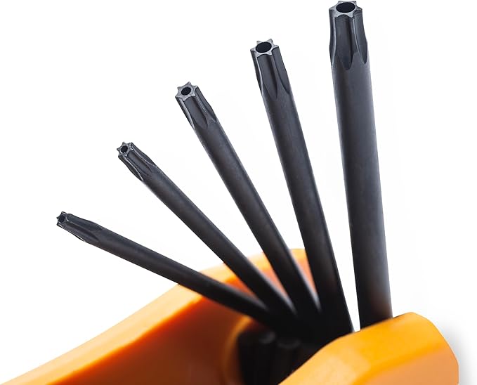 GEARWRENCH 8 Piece Tamper Proof Torx Folding Hex Key Set - 83507