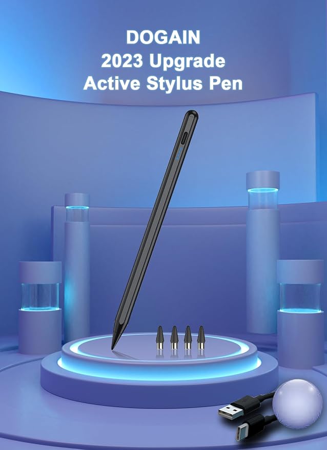 Stylus Pens for Touch Screens Power-Display Tablet Pen POM Tip Magnetic Digital