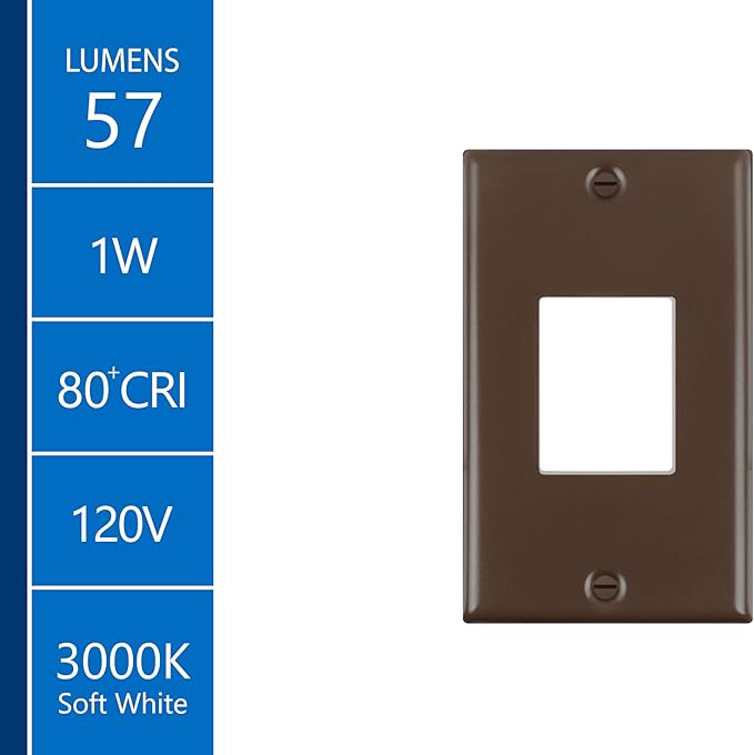 NICOR Lighting STP2 Frosted Oil-Rubbed Bronze LED Step Light (STP2F120OB)