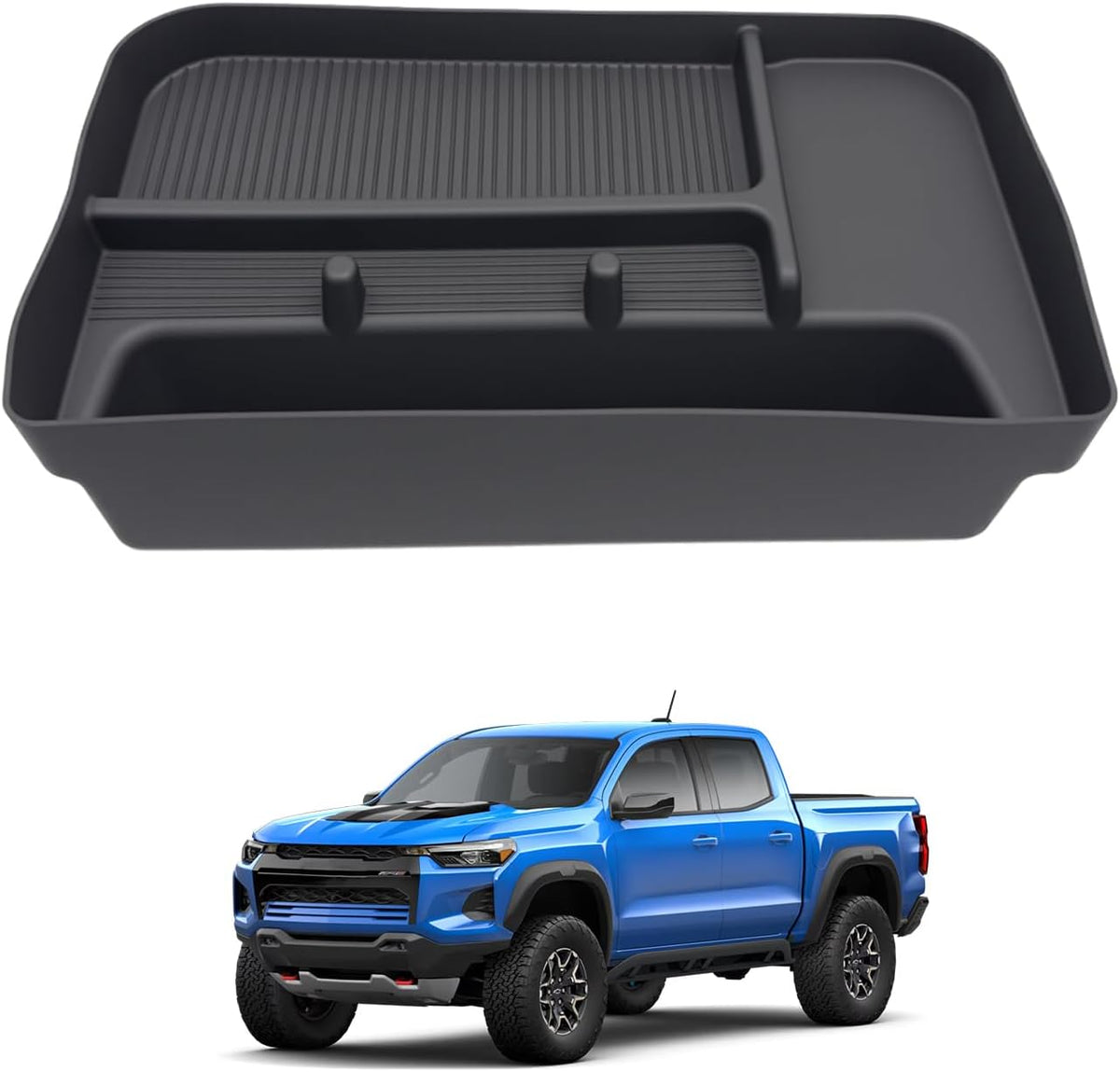 Center Console Organizer for 2023-2025 Chevy Chevrolet Colorado/GMC Canyon Dashboard Insert Tray Dash Storage Box for 2023 2024 2025 Colorado/Canyon Accessories