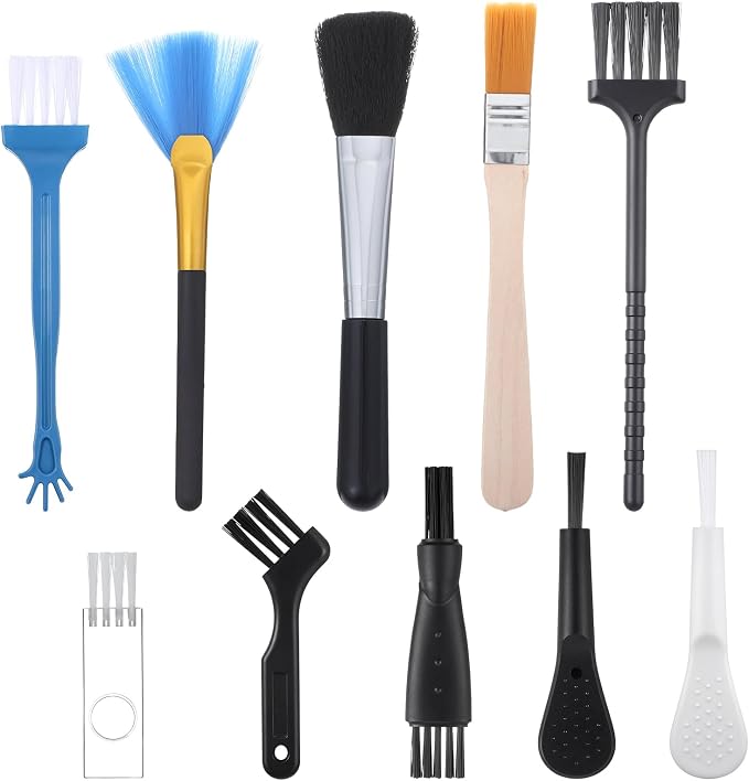 Bewudy 10 PCS Mini Keyboard Cleaning Brushes Kit, Anti-Static Electronic Dust