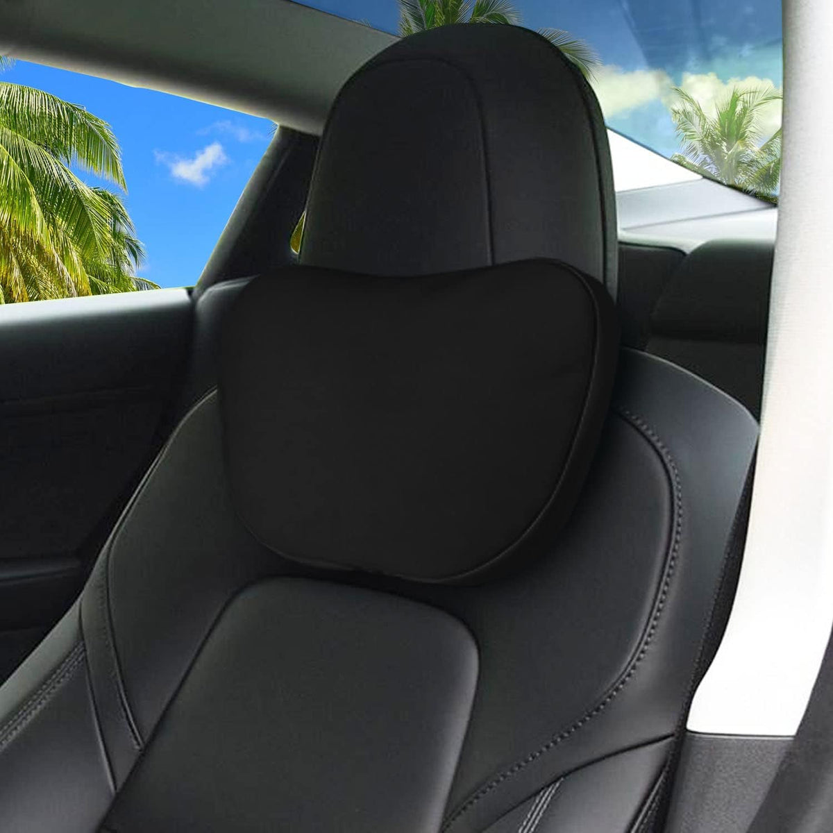 1 Pack Car Headrest Neck Pillow for Tesla