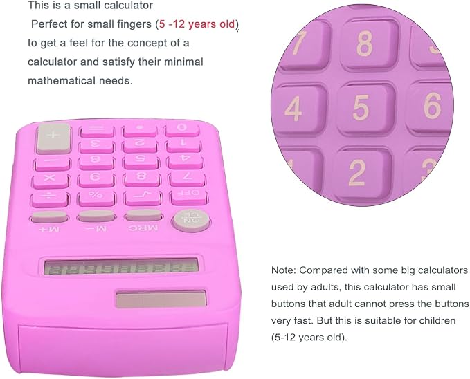 Basic Calculator Dual Power 8 Digit Desktop Calculator