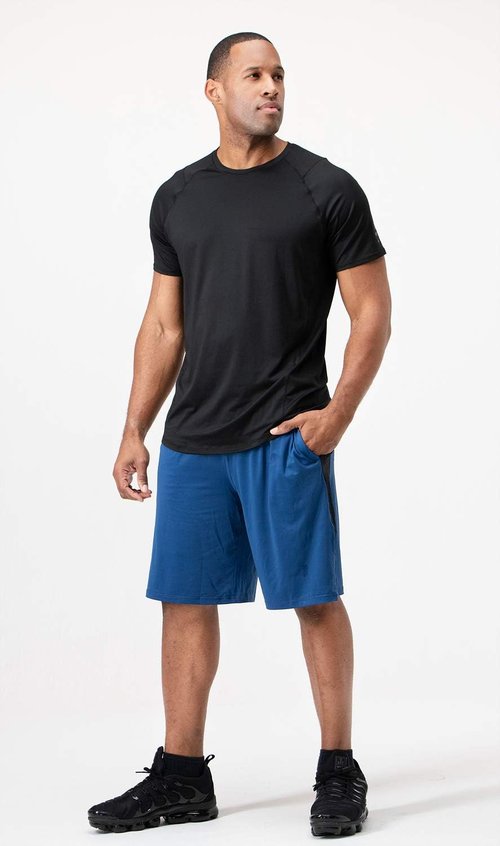 DEVOPS Men's Quick Dry Athletic T-Shirts - 3-Pack Sun Protection for Running & Workouts