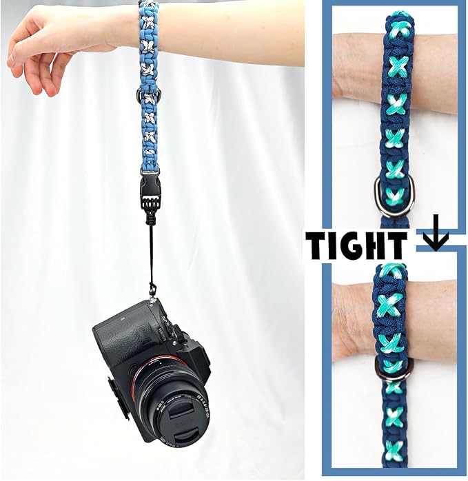 VICHUNHO Camera Wrist Strap, Secure & Adjustable DSLR Camera Hand Strap
