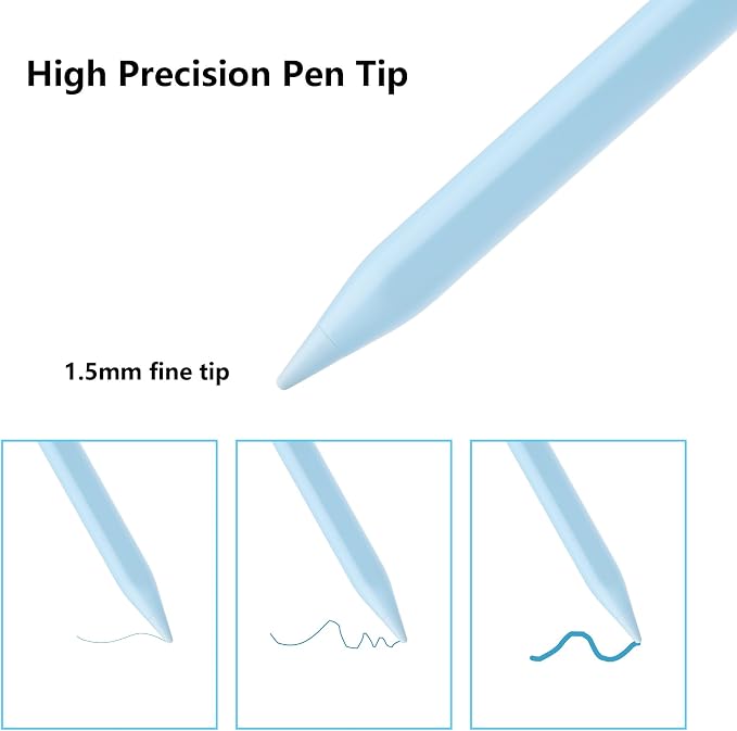 Stylus Pen for iPad A16 11th 10th 9th 8th 7th 6th Generation, iPad Pro 12.9 11