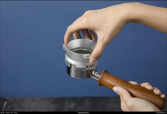 Aluminum dosing Funnel and Puck Screen Set for Breville 54mm Espresso Machines Grinder Trigger Portafilter Funnel