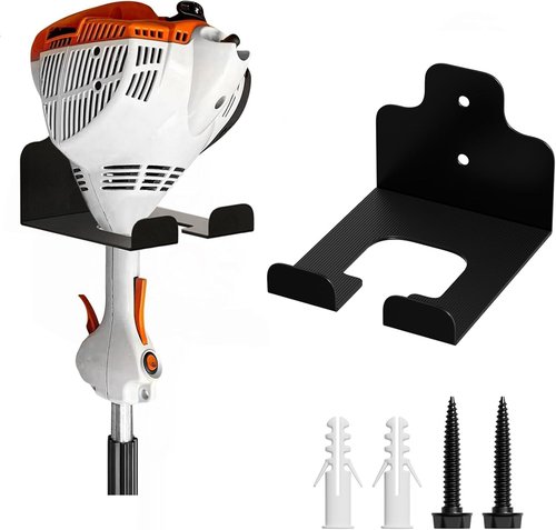 JNIHEEP Garage Organizer - Wall-Mounted Trimmer Rack for Power Tools | Holds Weed Whackers & Hedge Trimmers