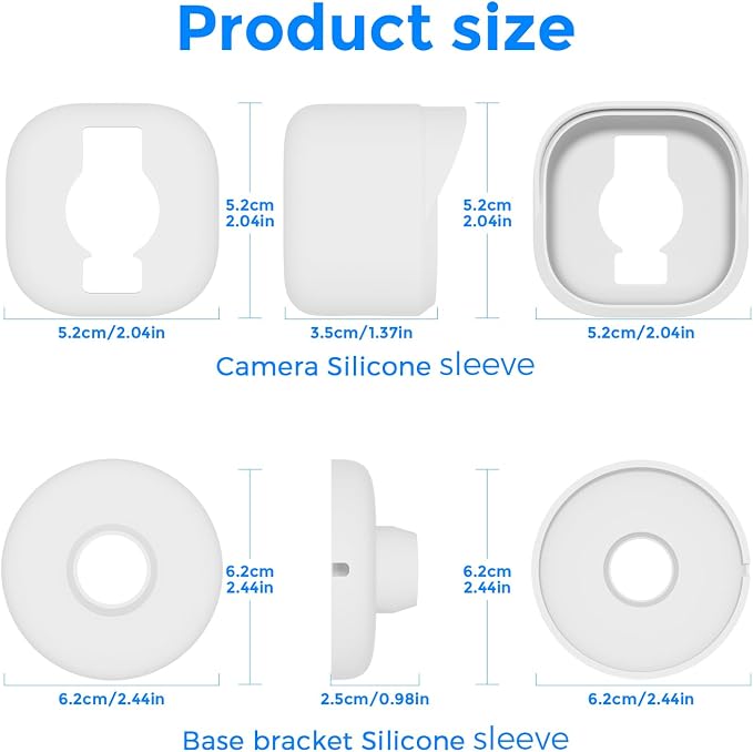 Camera Cover Compatible Blink Mini Silicone Skin Case, Anti-Scratch Protective