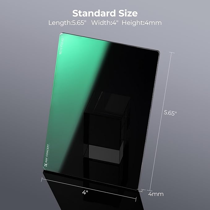 K&F CONCEPT 4'' x 5.65'' Square ND1.2 Filter Cinema Neutral Density Filter