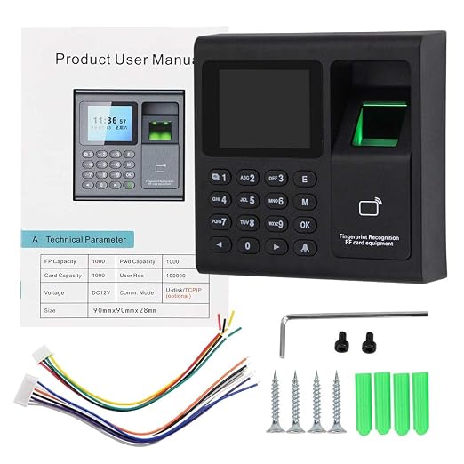 LIBO Intelligent Biometric Fingerprint Time Attendance Machine Time Clock