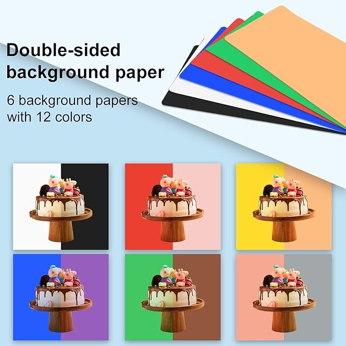 Photo Box 16" x 16" Quick Install Foldable Portable Studio Kit
