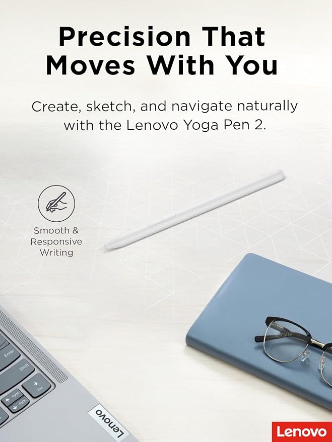 Lenovo Yoga Pen 2 with Magnetic Pen Case, AES 3.0 Stylus with 8192 Pressure