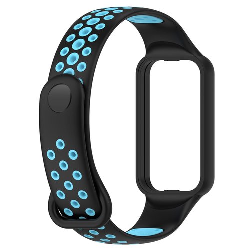 4-PACKS Compatible with Amazfit Band 7 Replacement Band,Sport Strap Soft Silicone Quick Release Wrist Bands Adjustable Wristband Smartwatch Accessory (MutliColors-B)