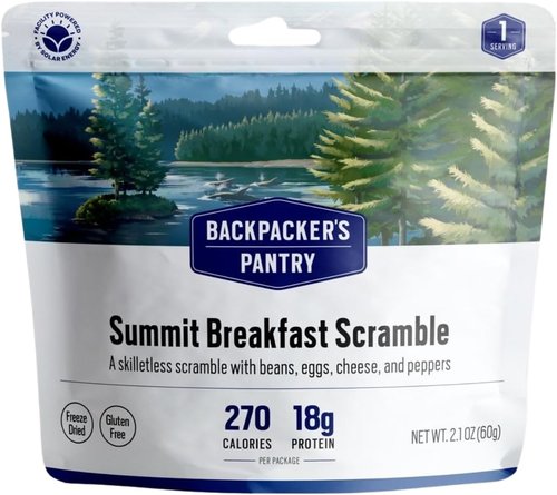 Backpacker's Pantry Granola with Blueberries & Almonds - Freeze-Dried Camping Food | 16g Protein, Vegetarian - 6 Pack