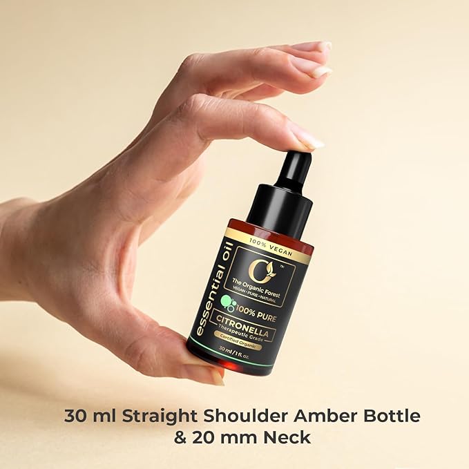 Citronella Essential Oil for Home Aromatherapy | Pure Citronella Oil for Diffusers, Skin, Organic Care | Citronella Spray for Outdoor & Indoor Use