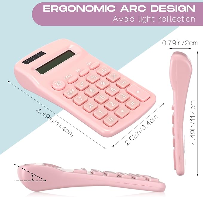 Flutesan 30 Pack Pocket Calculator Small Battery Powered Bulk Mini Size 4