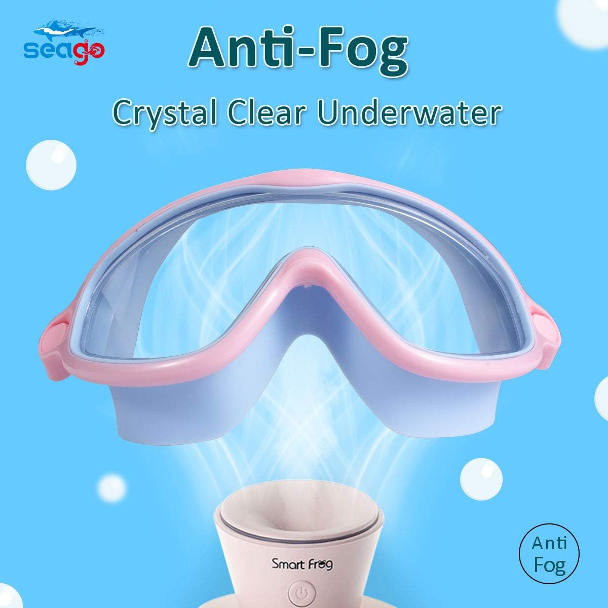 Skiennix Kids Swimming Goggles - Anti-Fog, UV Protection, Watertight Fit | 2-Pack for Ages 3-15