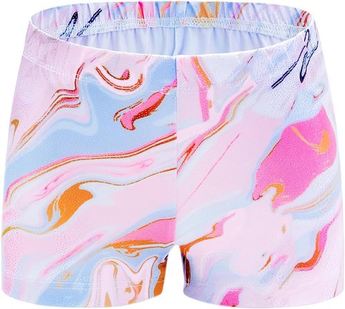 Domusgo Girls Gymnastics Leotards - Sleeveless One-Piece Outfit with Matching Shorts | Perfect for Tumbling