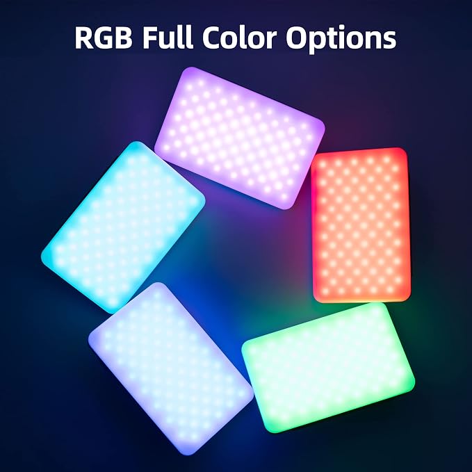 VILTROX RGB Led Panel Light, Smartphone Control Full Color On Camera LED