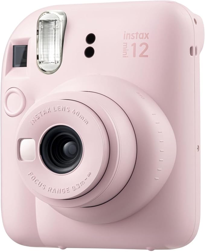Fujifilm Instax Mini 12 Instant Camera Blossom Pink Bundle