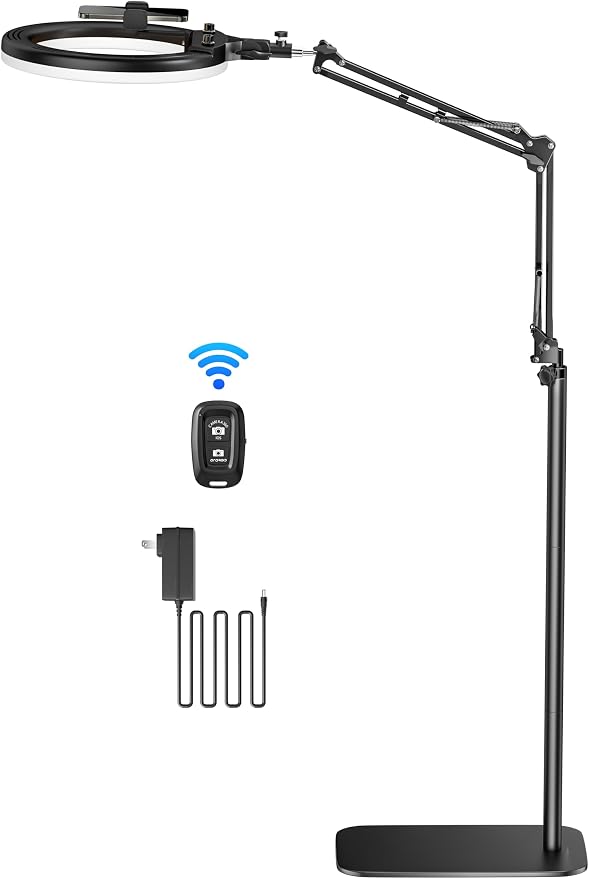 Ring Light Overhead Phone Mount, CRI Max 96 Professional