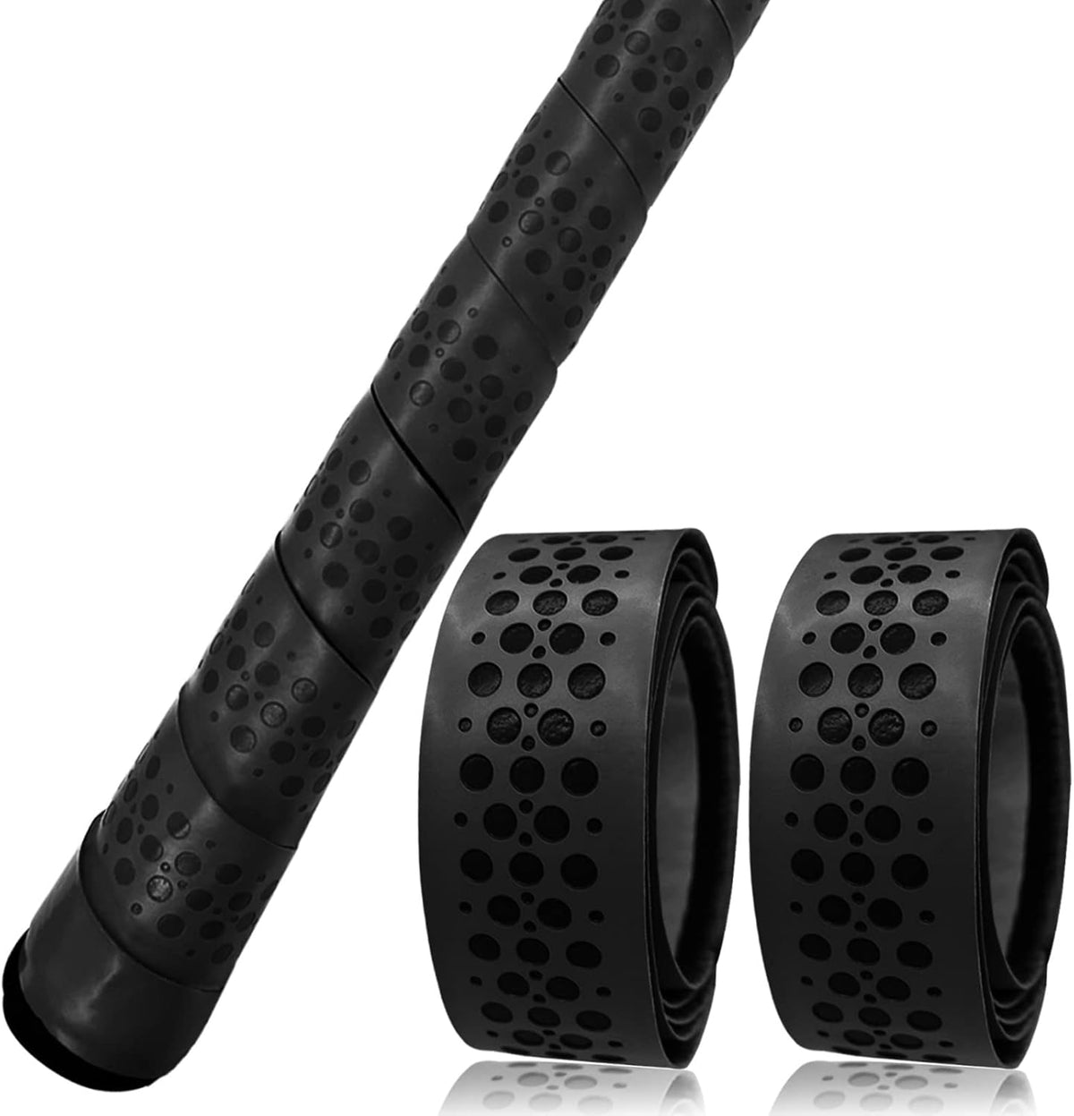 VEASAERS Bat Grip Tape - Soft Comfortable Adhesive for Baseball & Softball | 2/4 Pack, 40 Inch, 1.75mm
