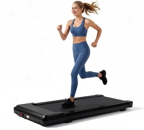 NEWBULIG Under Desk Treadmill - Portable Electric Walking Pad with Remote Control | Compact & Quiet Fitness Machine