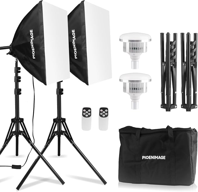 Softbox Lighting Kit, Soft box Photography Lighting Set