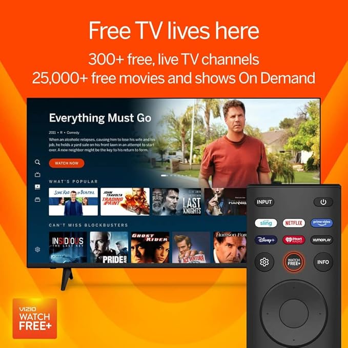 VIZIO 32 Inch V Series Full Array LED Smart HD TV 720p Bluetooth Compatible with VRR, DTS Virtual X, Airplay 2 and Chromecast Built-in (VHD32M-0810) (Renewed)