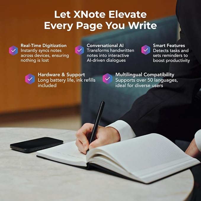 XNote Smart Pen & Notebook Starter Set – AI-Powered Digital Note Taking